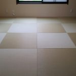 長岡市の豪邸へ縁なし畳を納入してきました。