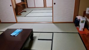 魚沼の畳の表替え工事が無事に終わりました。重たかった～