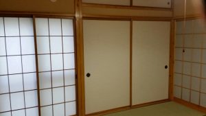畳とクロス工事が今日完了しました!