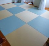 個性的な縁なし畳を湯沢のお客様から。