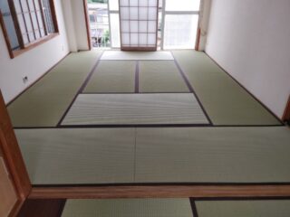 長岡市の畳の入れ替え(新畳)工事が無事に完了して安心しております。