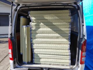 魚沼市の新規のお客様から畳の表替え工事をさせて頂きました。