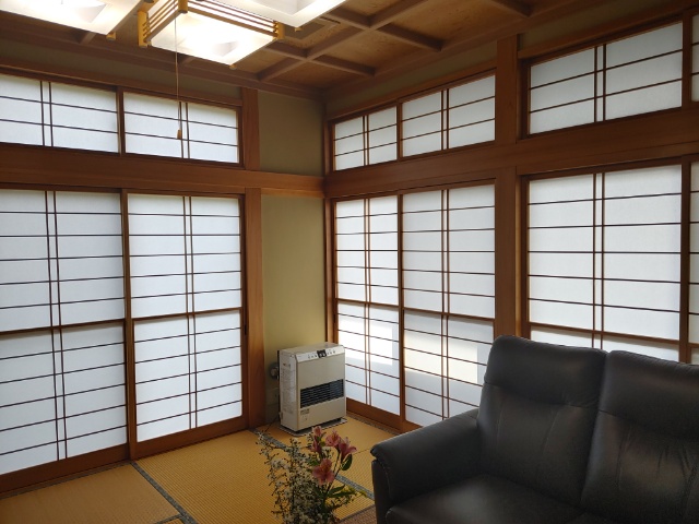 湯沢のマンションの内装（襖・クロスの張替え）・各種畳工事の問い合わせを多く頂いています。