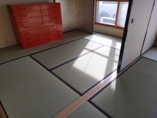 南魚沼市の畳の表替え工事のお問い合わせから襖・障子・内装工事のご注文を頂きました。